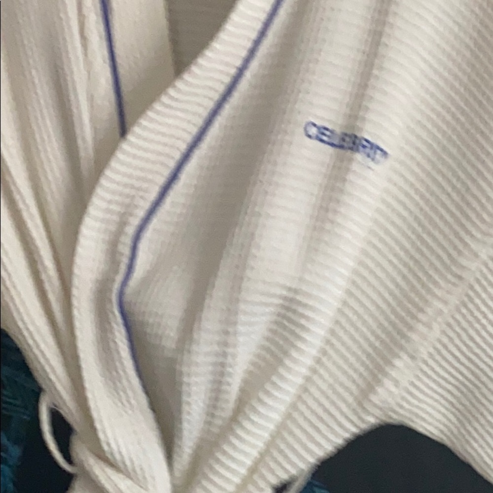 Ladies celebrity cruise bath robe